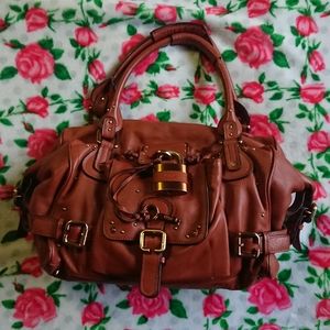 Chloé lock and key large paddington purse